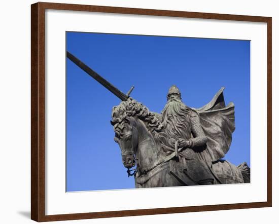 El Cid Statue, Burgos, Spain-Walter Bibikow-Framed Photographic Print