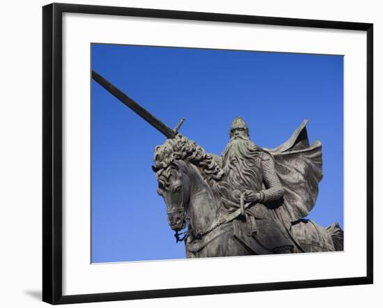 El Cid Statue, Burgos, Spain-Walter Bibikow-Framed Photographic Print