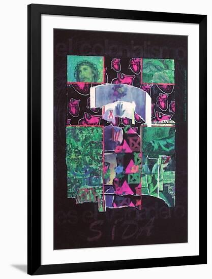 El colonialismo es el verdadero sida-Juan Sanchez Juarez-Framed Collectable Print