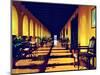 El Convento Hotel, Patio del Nispero, Courtyard, San Juan, Puerto Rico-Greg Johnston-Mounted Photographic Print