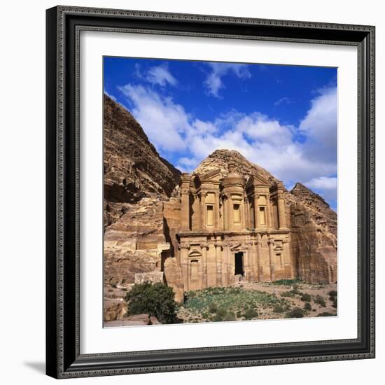 El Deir Monastery, Petra, Jordan-Christopher Rennie-Framed Photographic Print