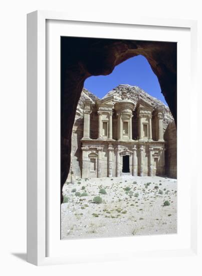 El Deir (The Monastery), Petra, Jordan-Vivienne Sharp-Framed Photographic Print