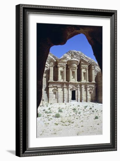 El Deir (The Monastery), Petra, Jordan-Vivienne Sharp-Framed Photographic Print