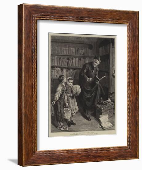 El Dia Del Santo Del Cura-John-bagnold Burgess-Framed Giclee Print