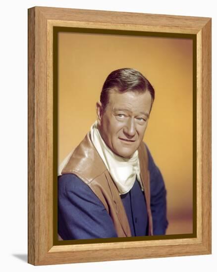 EL DORADO, 1967 directed by HOWARD HAWKS John Wayne (photo)-null-Framed Stretched Canvas