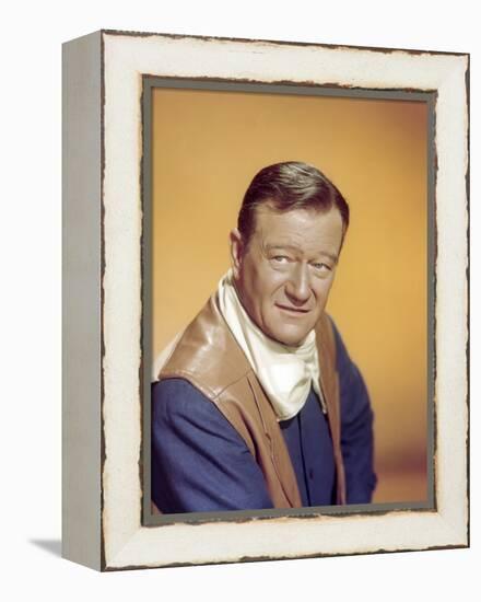 EL DORADO, 1967 directed by HOWARD HAWKS John Wayne (photo)-null-Framed Stretched Canvas