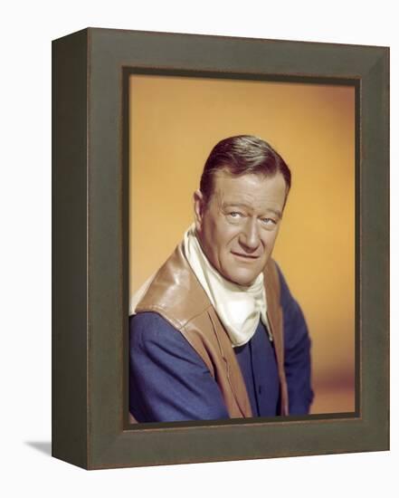 EL DORADO, 1967 directed by HOWARD HAWKS John Wayne (photo)-null-Framed Stretched Canvas