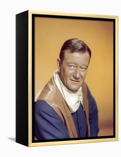 EL DORADO, 1967 directed by HOWARD HAWKS John Wayne (photo)-null-Framed Stretched Canvas