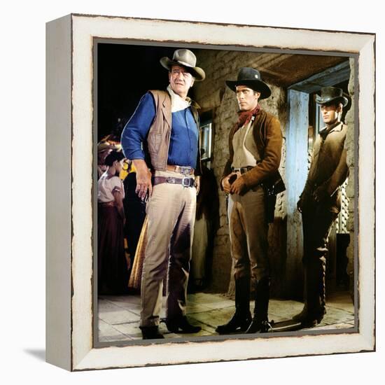 El Dorado, John Wayne, Christopher George, James Caan, 1967-null-Framed Stretched Canvas