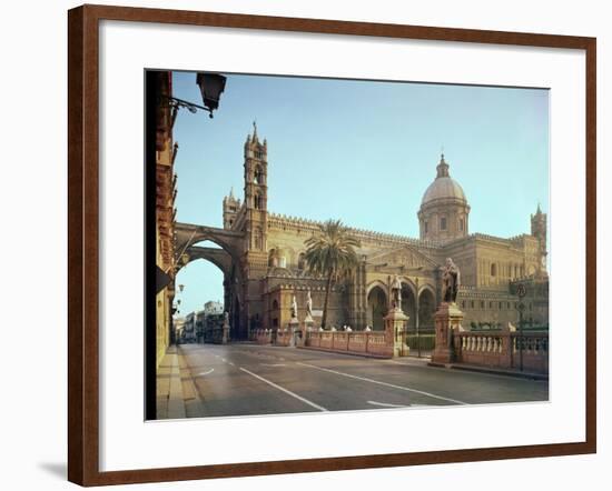 El Duomo, Founded by Walter, Archbishop of Palermo in 1185-null-Framed Giclee Print