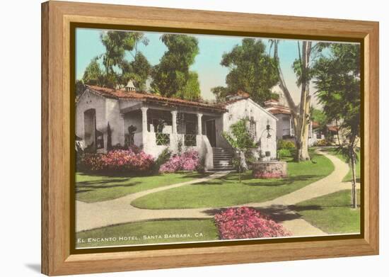 El Encanto Hotel, Santa Barbara, California-null-Framed Stretched Canvas