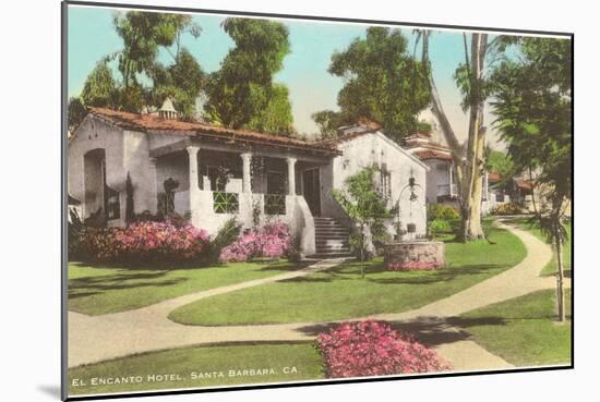 El Encanto Hotel, Santa Barbara, California-null-Mounted Art Print