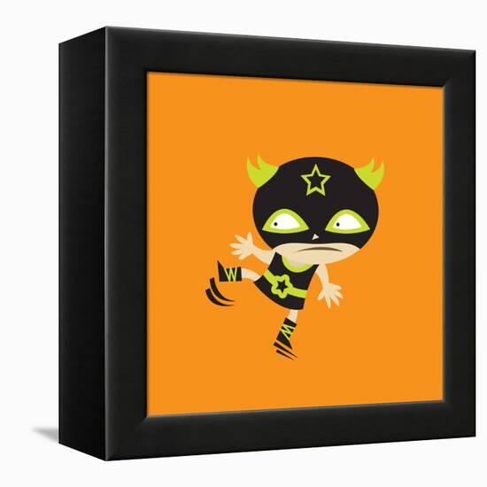 El Frijole's Flying Kick-null-Framed Premier Image Canvas