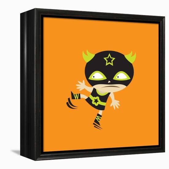 El Frijole's Flying Kick-null-Framed Premier Image Canvas