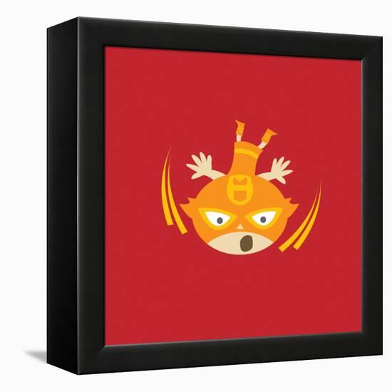 El Fuego Falling-null-Framed Premier Image Canvas