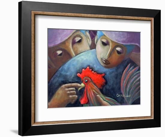 El Gallo-Oscar Ortiz-Framed Giclee Print