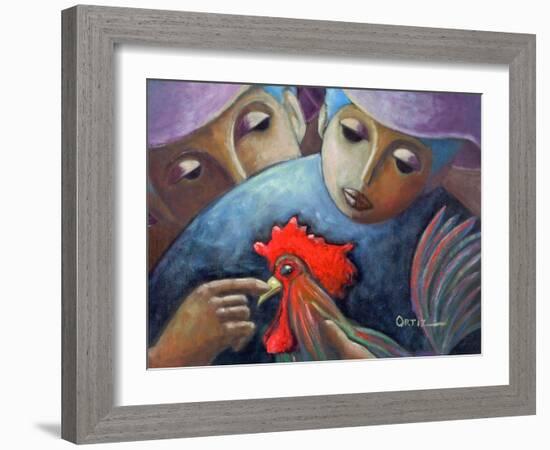 El Gallo-Oscar Ortiz-Framed Giclee Print