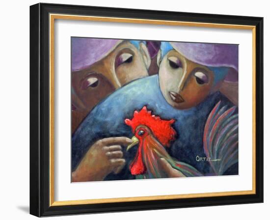 El Gallo-Oscar Ortiz-Framed Giclee Print