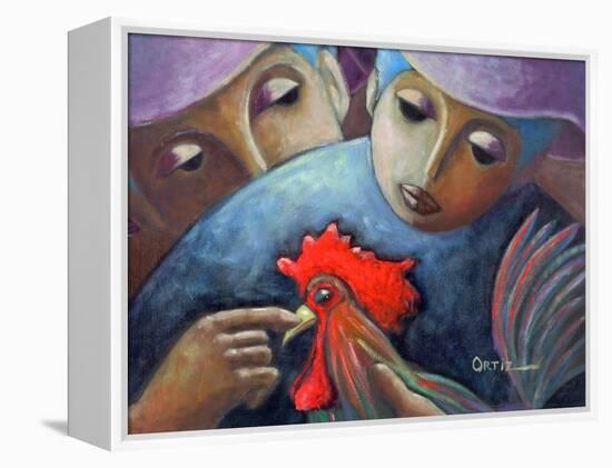 El Gallo-Oscar Ortiz-Framed Premier Image Canvas