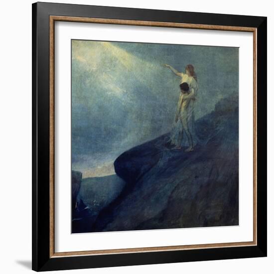 El Genio Y La Inspiracion, 1905-Julio Romero de Torres-Framed Giclee Print