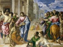 'Die Tempelreinigung', (Christ Cleansing the Temple), c1570, (1938)-El Greco-Giclee Print