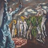 Christ Driving the Money Changers from the Temple, C.1570-El Greco-Giclee Print