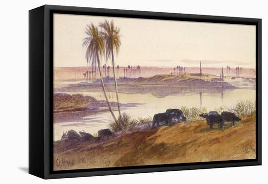 El Hon, Egypt, 1884-Edward Lear-Framed Premier Image Canvas