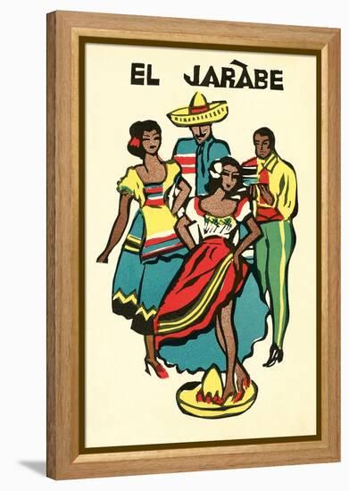 El Jarabe Travel Poster-null-Framed Stretched Canvas