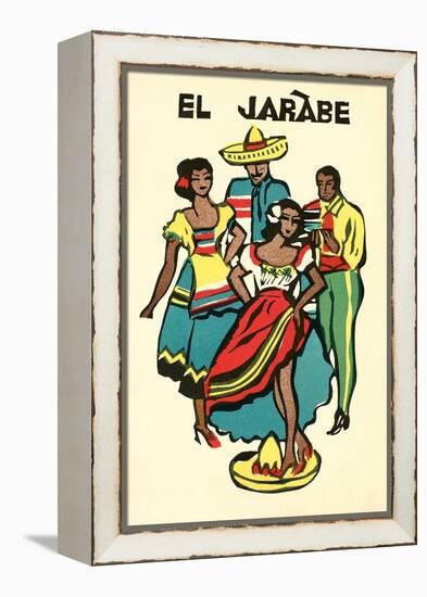 El Jarabe Travel Poster-null-Framed Stretched Canvas