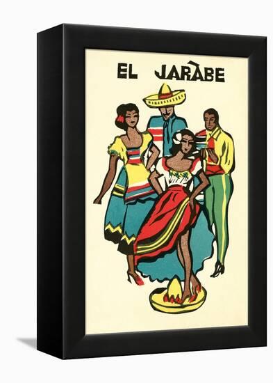 El Jarabe Travel Poster-null-Framed Stretched Canvas