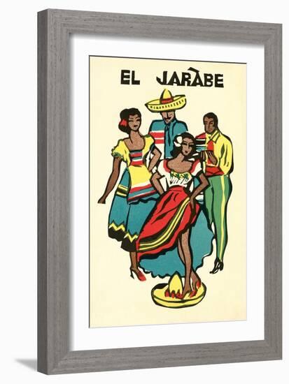 El Jarabe Travel Poster-null-Framed Art Print