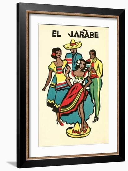 El Jarabe Travel Poster-null-Framed Art Print