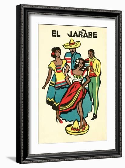 El Jarabe Travel Poster-null-Framed Art Print