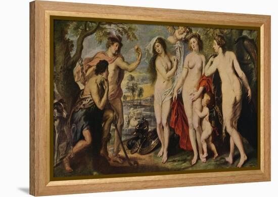 'El Juicio De Paris', (The Judgment of Paris), 1639, (c1934)-Peter Paul Rubens-Framed Premier Image Canvas