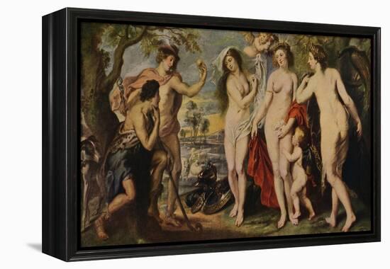 'El Juicio De Paris', (The Judgment of Paris), 1639, (c1934)-Peter Paul Rubens-Framed Premier Image Canvas