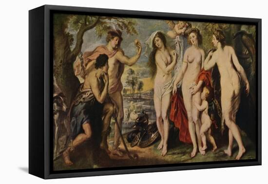 'El Juicio De Paris', (The Judgment of Paris), 1639, (c1934)-Peter Paul Rubens-Framed Premier Image Canvas