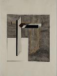 Suprematism (Sketch for a Curtain), 1919-El Lissitzky-Premium Giclee Print