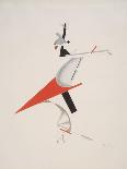Sportsmen, Figurine for the Opera Victory over the Sun by A. Kruchenykh, 1920-1921-El Lissitzky-Framed Giclee Print