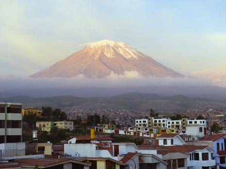 El Misti Volcano and Arequipa, Peru