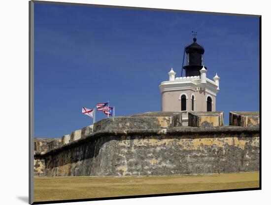 El Moro Fortress, UNESCO World Heritage Site, San Juan, Puerto Rico, USA, Caribbean-Kymri Wilt-Mounted Photographic Print