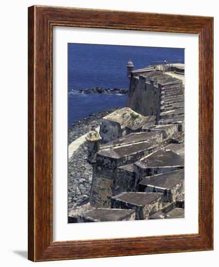 El Morro Fort, Old San Juan, Puerto Rico-Greg Johnston-Framed Photographic Print