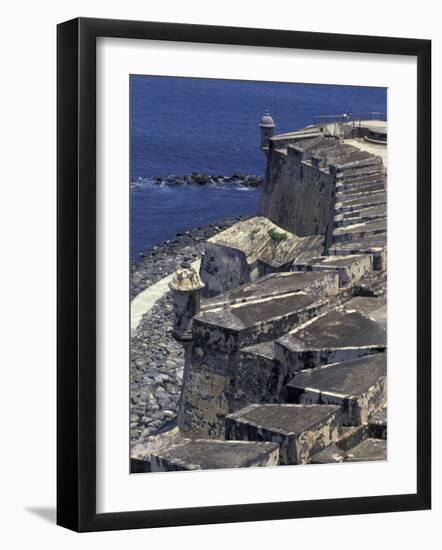 El Morro Fort, Old San Juan, Puerto Rico-Greg Johnston-Framed Photographic Print