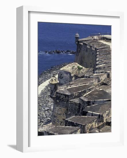 El Morro Fort, Old San Juan, Puerto Rico-Greg Johnston-Framed Photographic Print