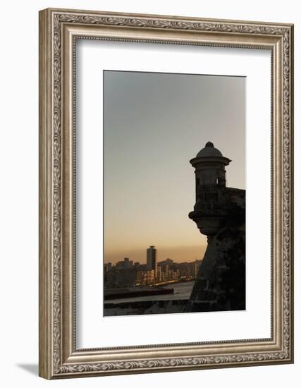 El Morro Fortress at Sunset, Havana, Cuba, West Indies, Central America-Angelo Cavalli-Framed Photographic Print