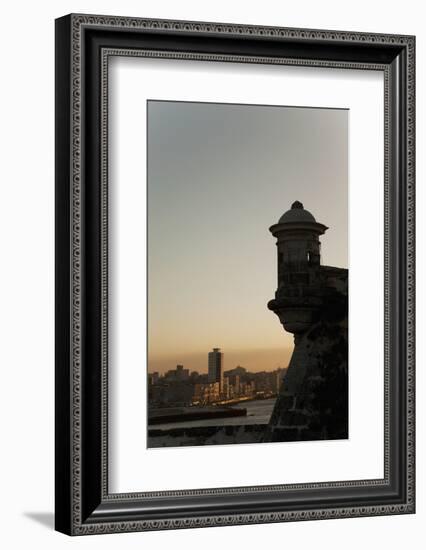 El Morro Fortress at Sunset, Havana, Cuba, West Indies, Central America-Angelo Cavalli-Framed Photographic Print