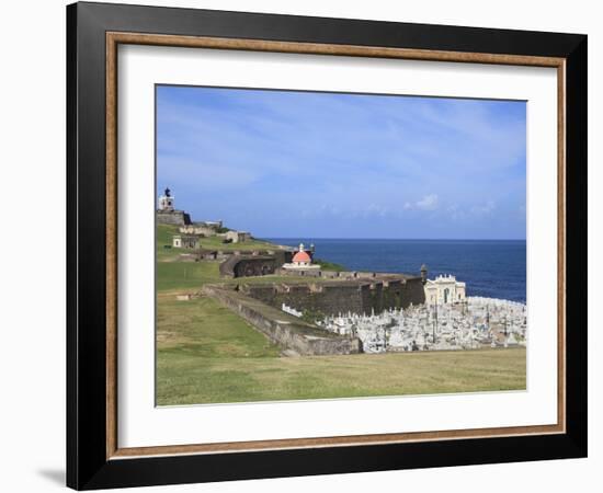 El Morro (Morro Castle), San Felipe, UNESCO World Heritage Site, San Juan, Puerto Rico, USA-Wendy Connett-Framed Photographic Print