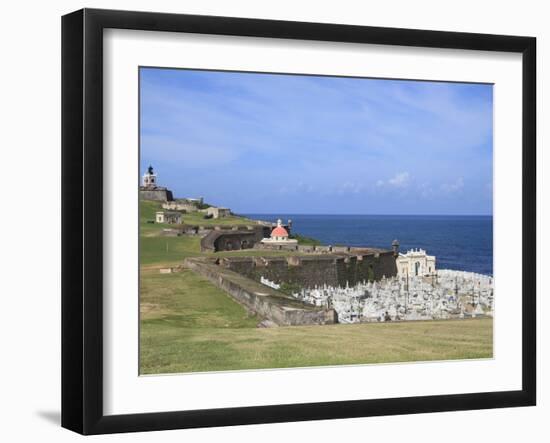 El Morro (Morro Castle), San Felipe, UNESCO World Heritage Site, San Juan, Puerto Rico, USA-Wendy Connett-Framed Photographic Print