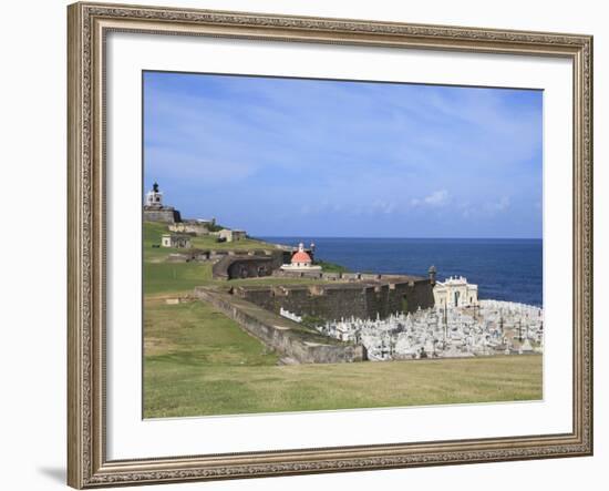 El Morro (Morro Castle), San Felipe, UNESCO World Heritage Site, San Juan, Puerto Rico, USA-Wendy Connett-Framed Photographic Print