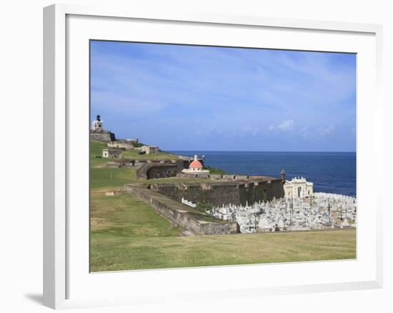 El Morro (Morro Castle), San Felipe, UNESCO World Heritage Site, San Juan, Puerto Rico, USA-Wendy Connett-Framed Photographic Print