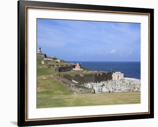 El Morro (Morro Castle), San Felipe, UNESCO World Heritage Site, San Juan, Puerto Rico, USA-Wendy Connett-Framed Photographic Print